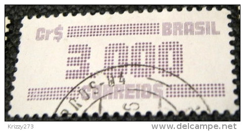 Brazil 1985 Numeral 3000cr - Used - Oblitérés