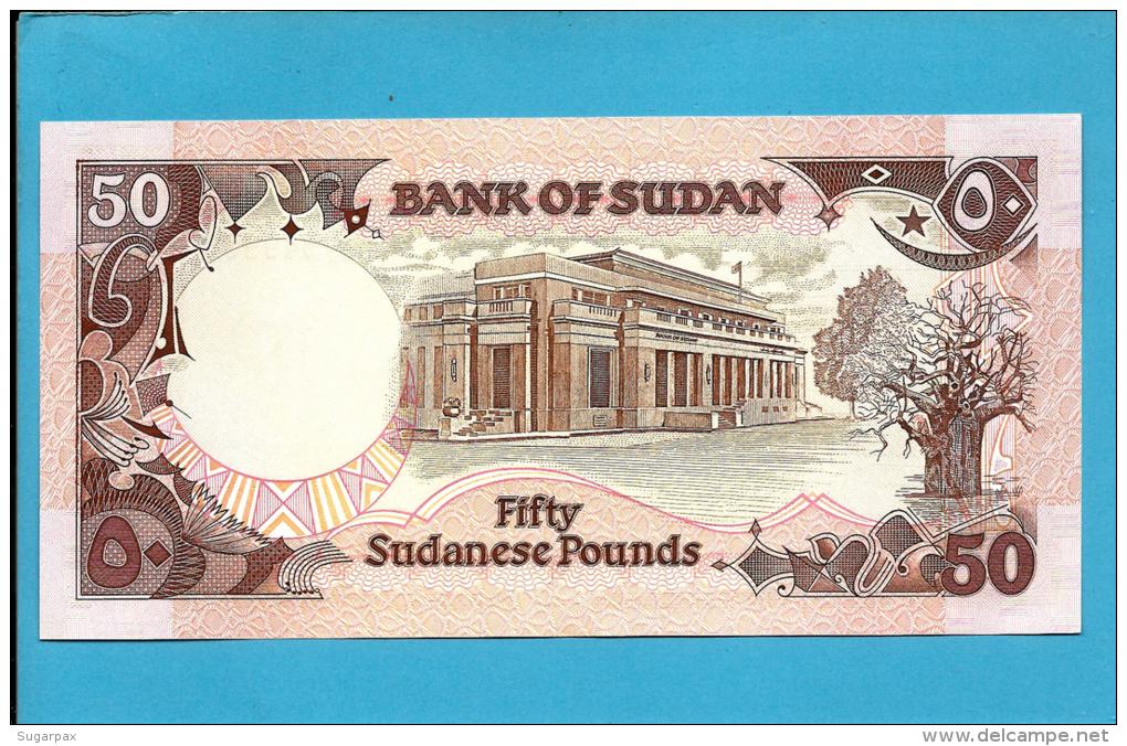SUDAN - 50  SUDANESE POUNDS - 1991 - P 48 - UNC. - 2 Scans - Soudan