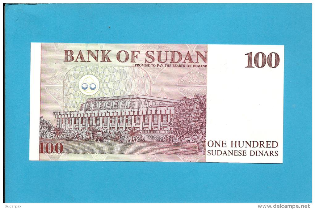 SUDAN - 100 SUDANESE DINARS - 1994 - P 56 - UNC. - LZ - Replacement Banknote - 2 Scans - Soudan