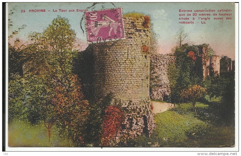 PROVINS , La Tour Aux Engins , 1934 - Provins