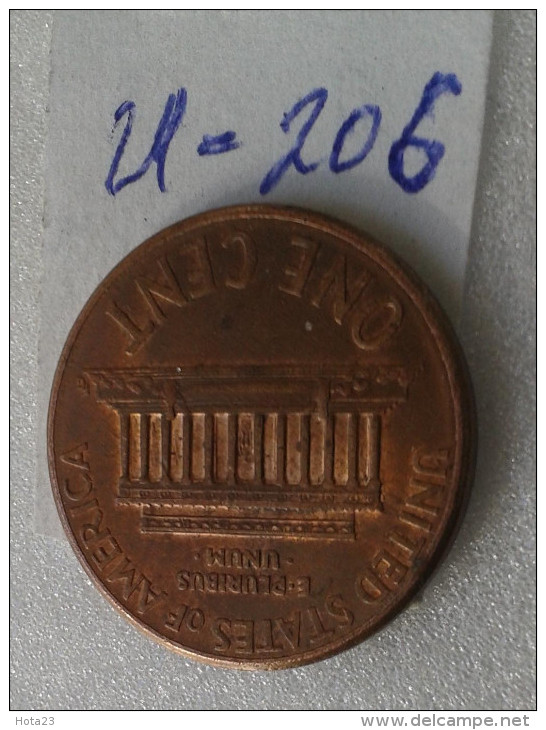 1 Cent - 2004 - USA - (Lot U 206) - 1959-…: Lincoln, Memorial Reverse