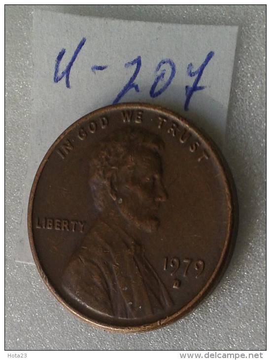 1 Cent - 1979 - USA - (Lot U 207) - 1959-…: Lincoln, Memorial Reverse