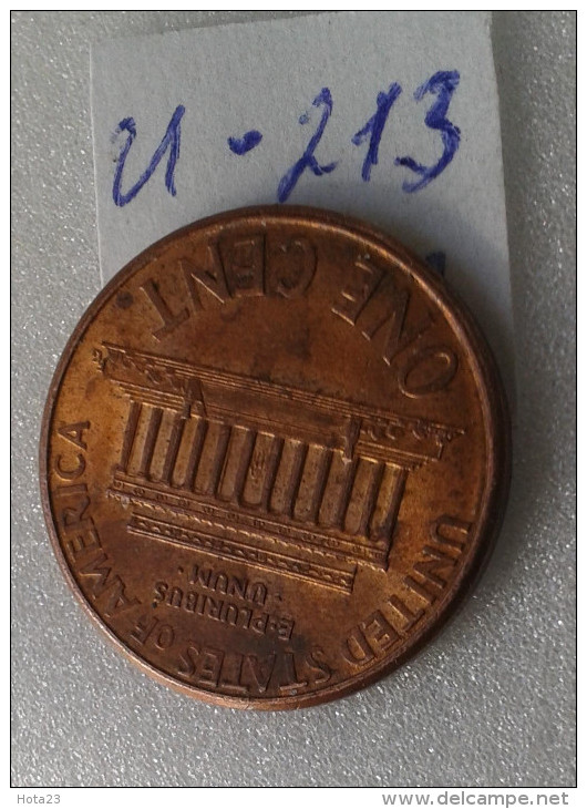 1 Cent - 1998 - USA - (Lot U 213) - 1959-…: Lincoln, Memorial Reverse