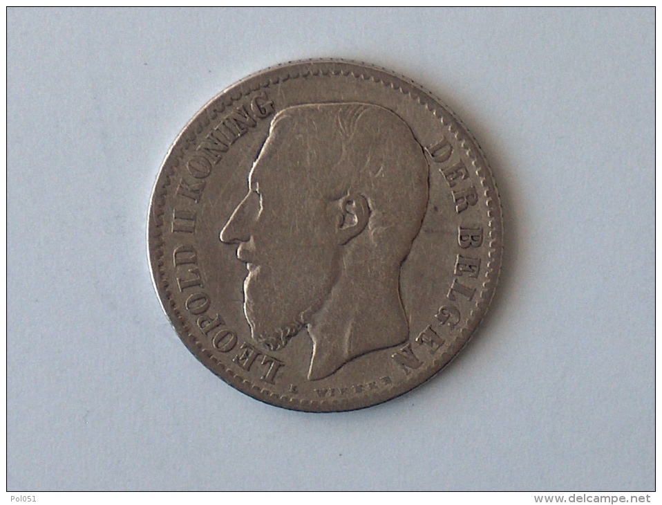 BELGIQUE 1 FRANC 1887 ARGENT SILVER - 1 Franc