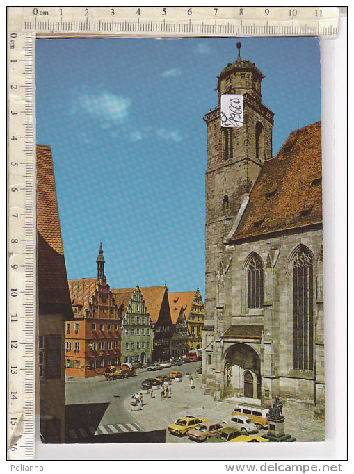 PO1966D# GERMANIA - GERMANY - DINKELSBUHL - ST.GEORGES - AUTO   VG 1992 - Dinkelsbuehl