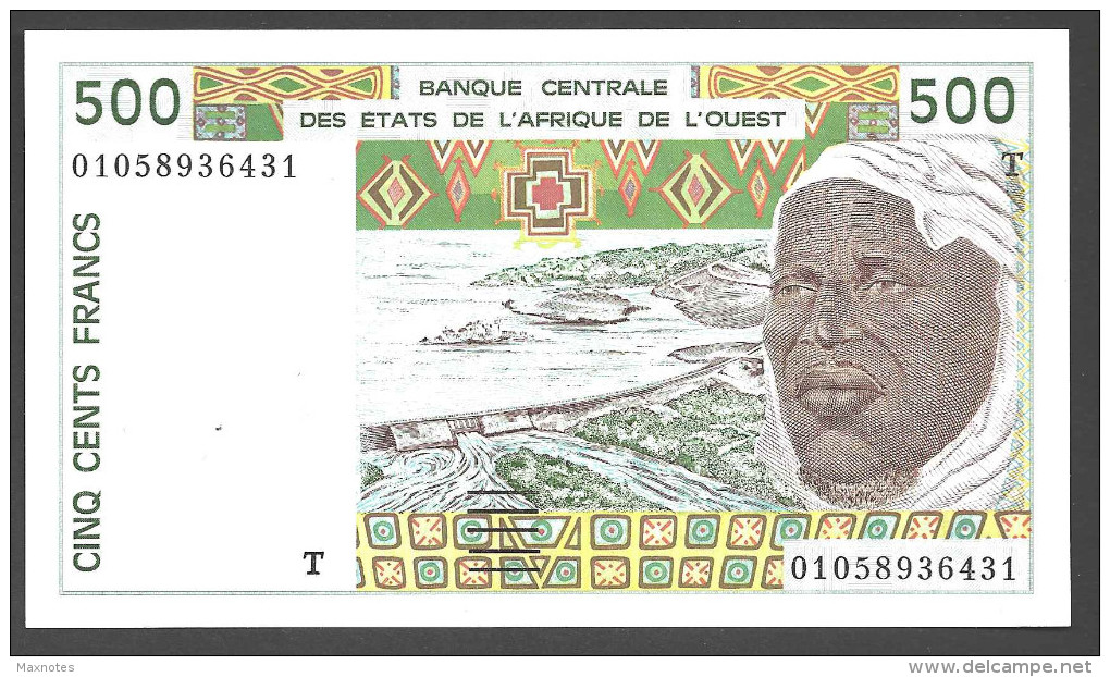 TOGO  ( West African States) 500 Francs 2000 - P810Tl - UNC - Togo