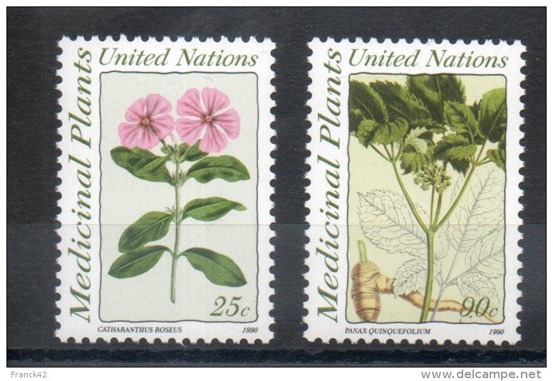 Nations Unies. New York. Plantes Medicinales - Neufs