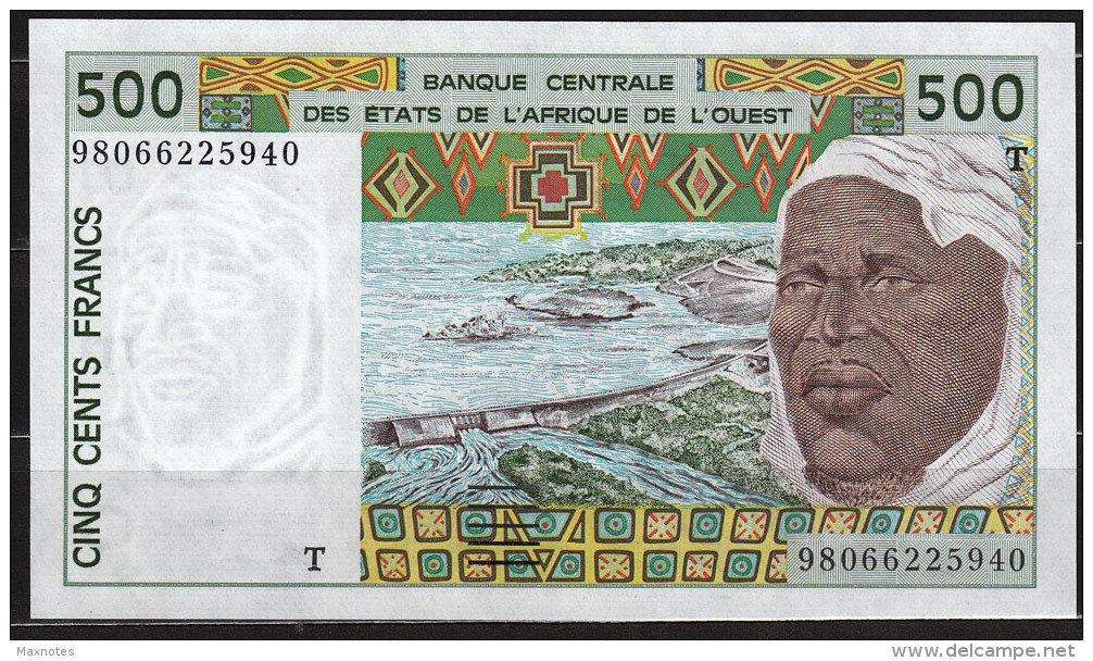 TOGO  ( West African States) 500 Francs 1996 - P810Tf - UNC - Togo