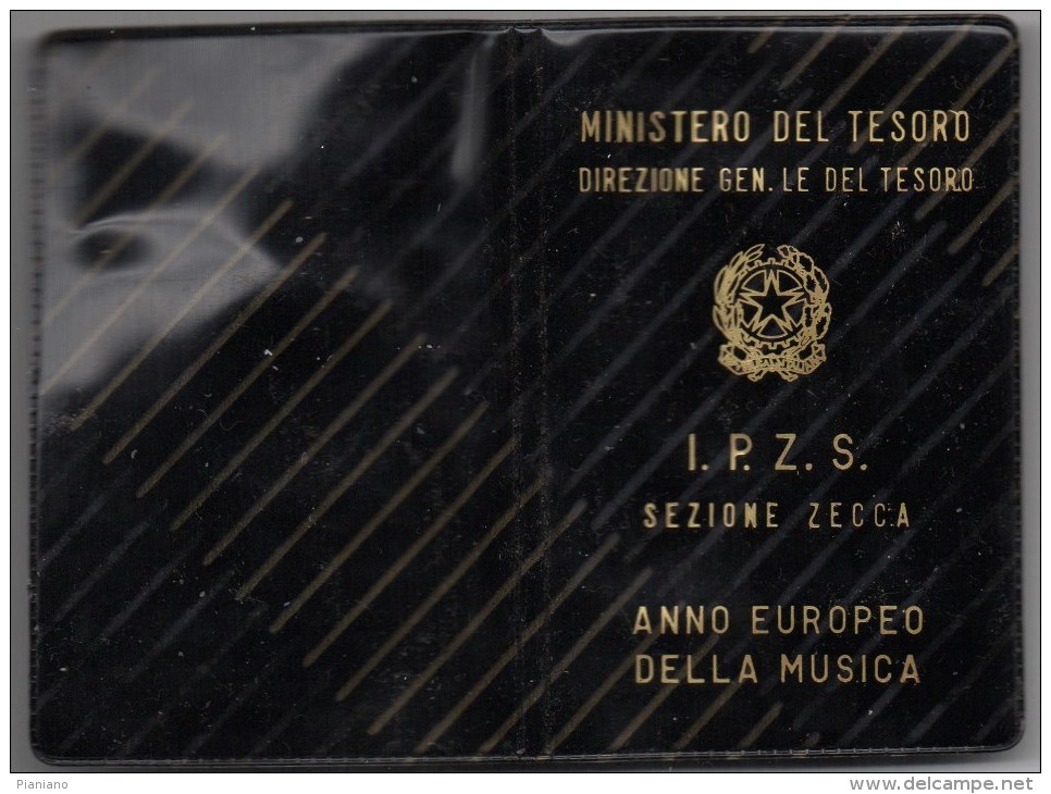 PIA - ITALIA - 1985 : Moneta Da £ 500  - Edizione Zecca - Jahressets & Polierte Platten