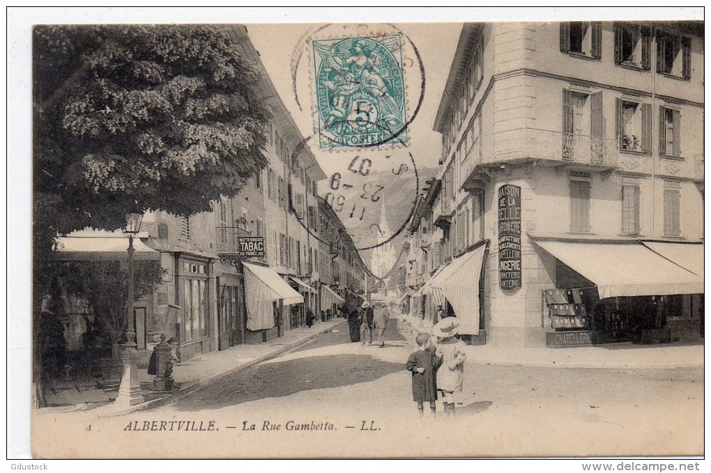 Albertville - La Rue Gambetta - Albertville