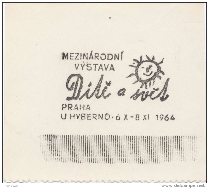 J2030 - Czechoslovakia (1945-79) Control Imprint Stamp Machine (R!): International Exhibition "Children And The World" - Ensayos & Reimpresiones