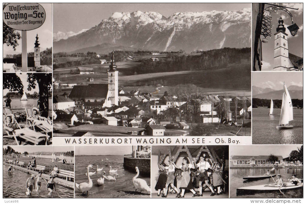 1950 CIRCA WASSERKURORT WAGING AM SEE - Waging