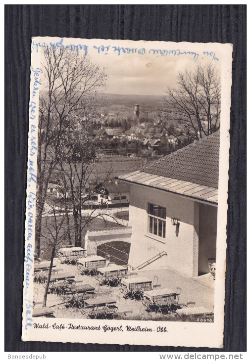 AK - Weilheim In Oberbayern - Wald Cafe Restaurant Gägerl( Foto Karte Nr 20) - Weilheim