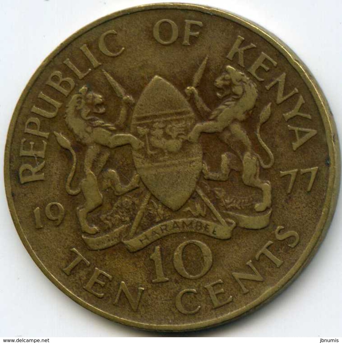 Kenya 10 Cents 1977 KM 11 - Kenya