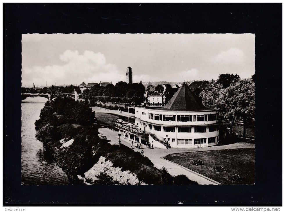 AK Mülheim/Ruhr - Am Wasserbahnhof. - Karte Gel .1963 - Muelheim A. D. Ruhr