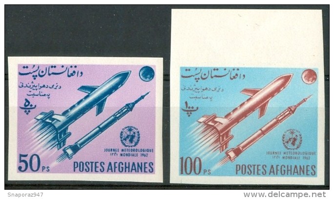 1962 Afghanistan Spazio Space Espace Metereologia Meteorology Météreologie Full Set MNH** B299 - Asia