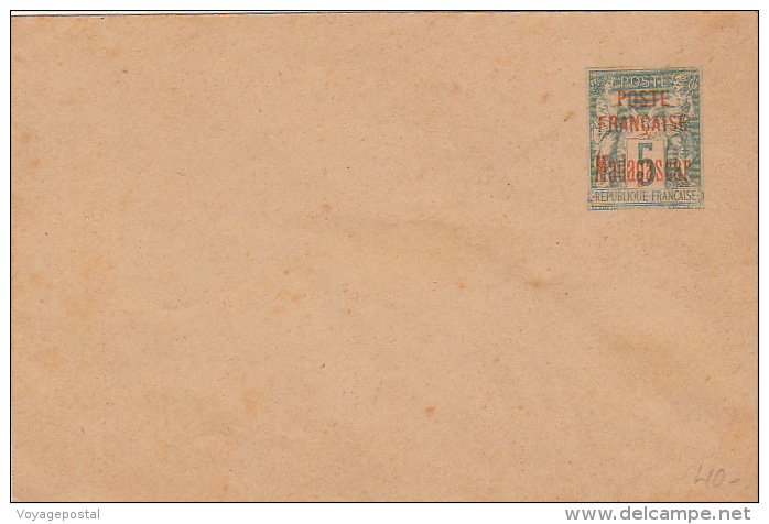 Carte Neuve Poste Française Madagascar - Storia Postale