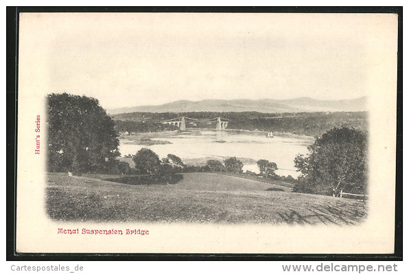 Pc Anglesey, The Menai Suspension Bridge - Anglesey