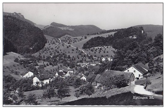 Eptingen (BL) Dorfansicht, Foto, 1969    ***29928 - Eptingen