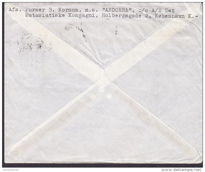 Hong Kong M/S "Andorra" East Asiatic Company Registered Einschreiben HONG KONG 1965 Cover Brief BIRKERØD Denmark ITU Set - Briefe U. Dokumente