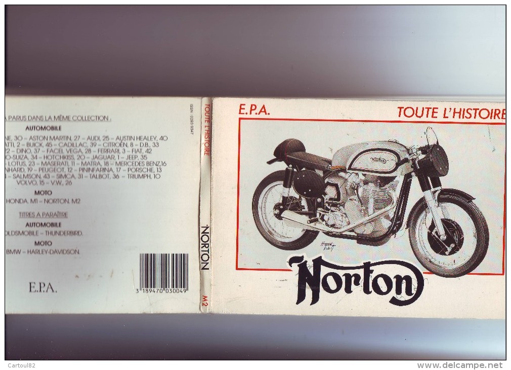 39   ZC MOTO NORTON L´HISTORIQUE 1987 BON ETAT - Moto