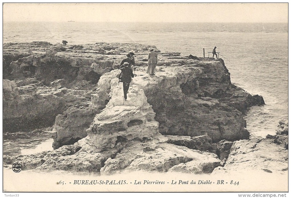 BUREAU SAINT PALAIS - 17 - Les Pierrières - Le Pont Du Diable - ENCH175 - - Saint-Palais-sur-Mer