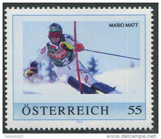 ÖSTERREICH / PM Mario Matt / Postfrisch / MNH /  ** - Personalisierte Briefmarken