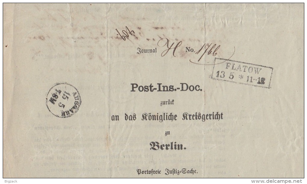 Preussen Brief R2 Flatow 13.5.1862 Ansehen !!!!!!!!!!!!! - Sonstige & Ohne Zuordnung