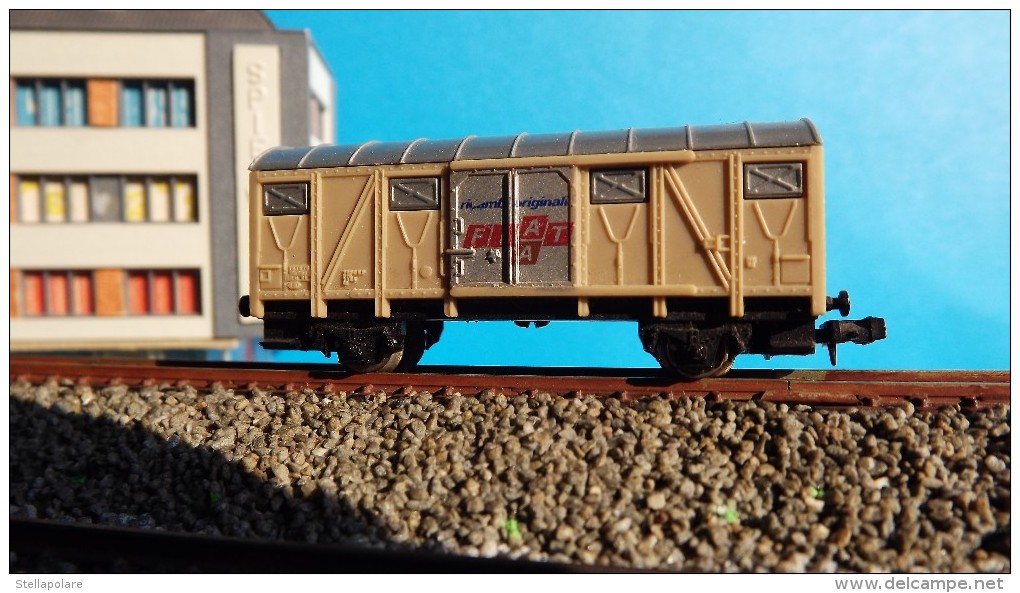 SCALA N ECHELLE - CARRO CHIUSO RICAMBI FIAT FS  - LIMA - Güterwaggons