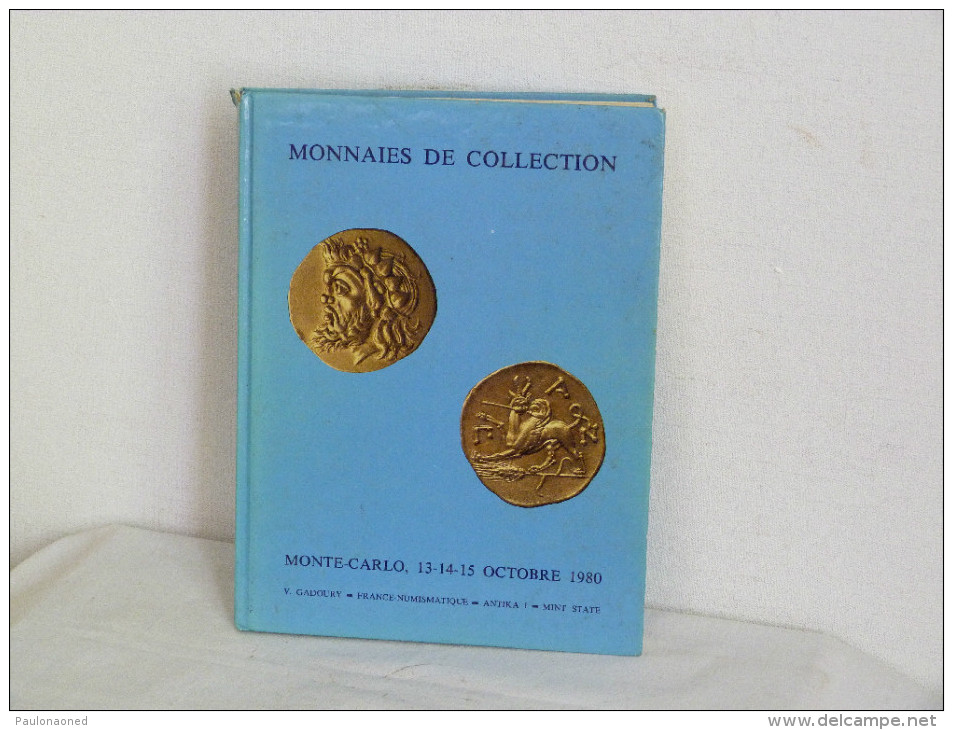 CATALOGUE DE VENTE MONNAIES DE COLLECTION. MONTE CARLO OCTOBRE 1980. - Italiano