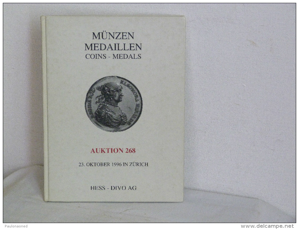 CATALOGUE DE VENTE. MUNZEN MEDAILLEN COINS. MEDALS. OKTOBER 1996 - Otros & Sin Clasificación