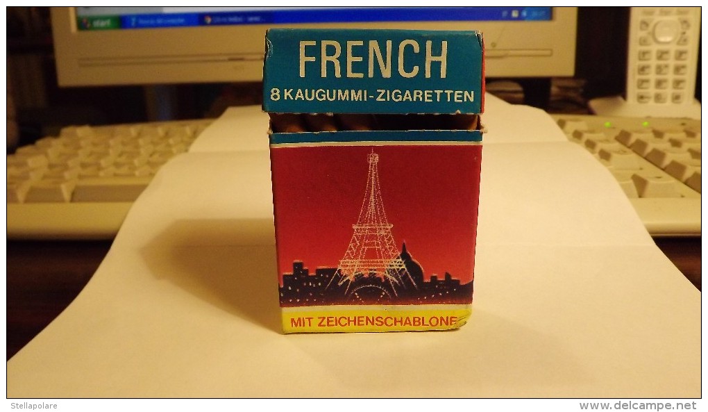 VATU GUM CIGARETTES INTEGRAL BOX  - FRENCH - COUNTRIES SERIE - ABOUT 1980 - Sonstige & Ohne Zuordnung