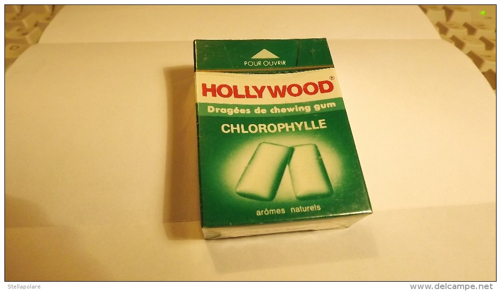 HOLLYWOOD BUBBLE GUM SEALED PACKET - CHLOROPHYLLE - ABOUT 1980 - Andere & Zonder Classificatie