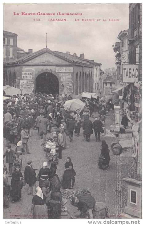 LAURAGAIS CARAMAN LE MARCHE ET LA HALLE - Autres & Non Classés