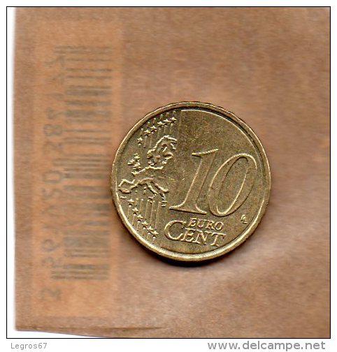 PIECE DE 10 CT D'EURO AUTRICHE 2008 - Autriche