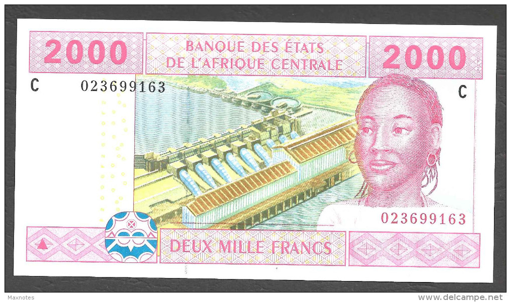 CHAD (Central African States ) : 2000 Francs - 608C - UNC - Gabon