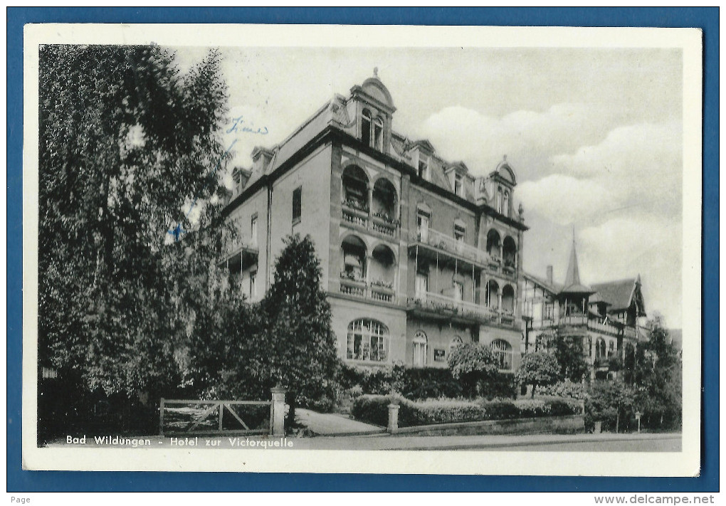 Bad Wildungen,Hotel Zur Victorquelle,1956 - Bad Wildungen