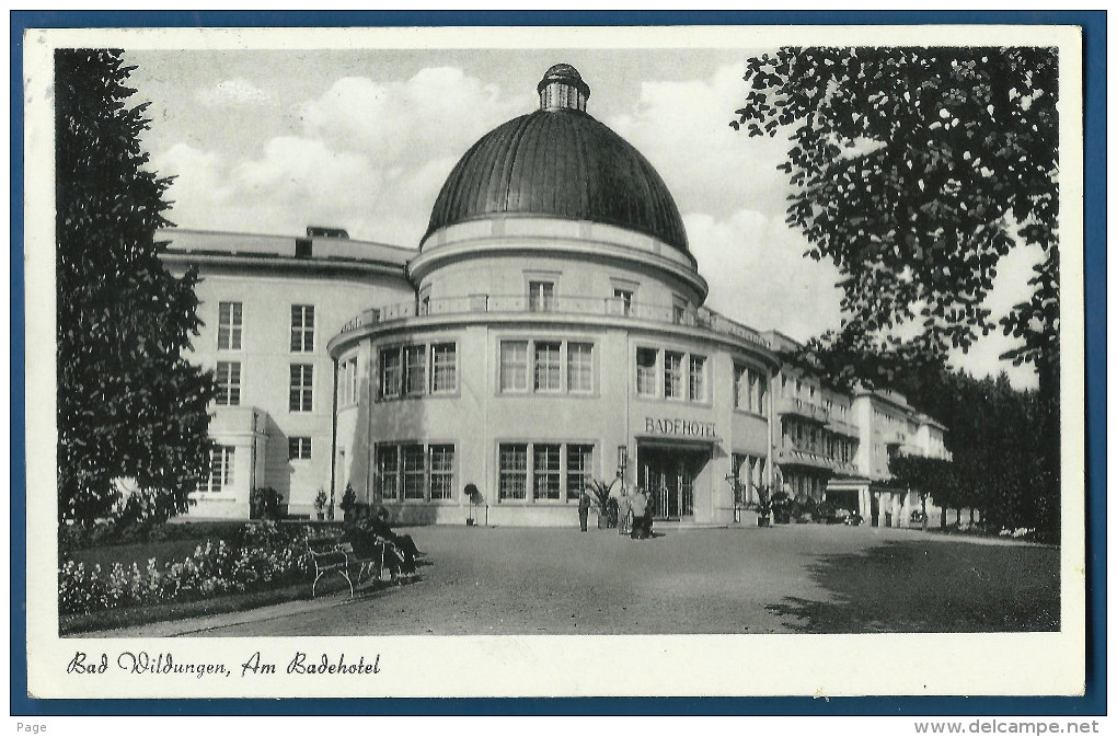 Bad Wildungen,Am Badehotel,1956, - Bad Wildungen