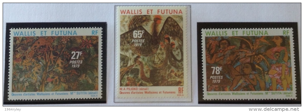 Wallis & Futuna  - MNH** - 1979 Sc # 242/244 - Nuevos