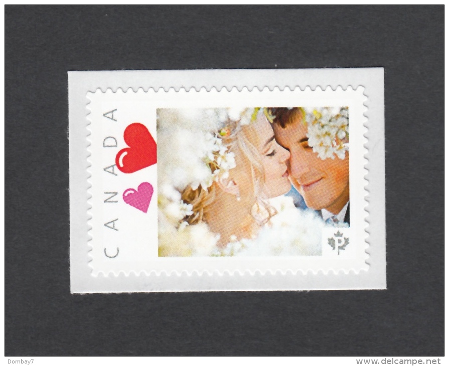 LOVE,  KISS, VALENTINE DAY, Picture Postage MNH Stamp,Canada 2014 [p5sn5/1] - Other & Unclassified