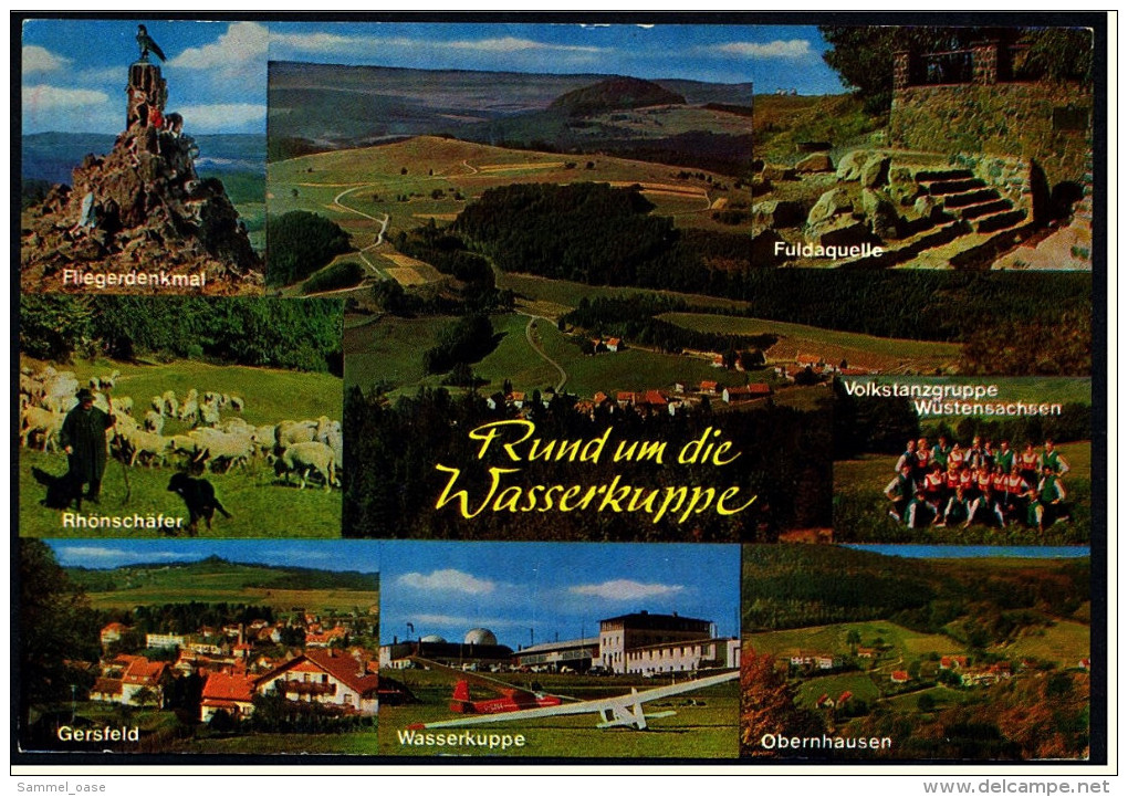 Rund Um Die Wasserkuppe  -  Mehrbild-Ansichtskarte  Ca.1988    (4559) - Fulda