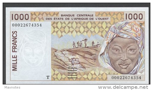 TOGO  ( West African States) 1000 Francs 2002- P811T - UNC - Togo