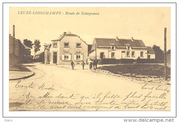 LEUZE - LONGCHAMPS - Route De Sclaignaux - 1940 (b169) - Eghezée