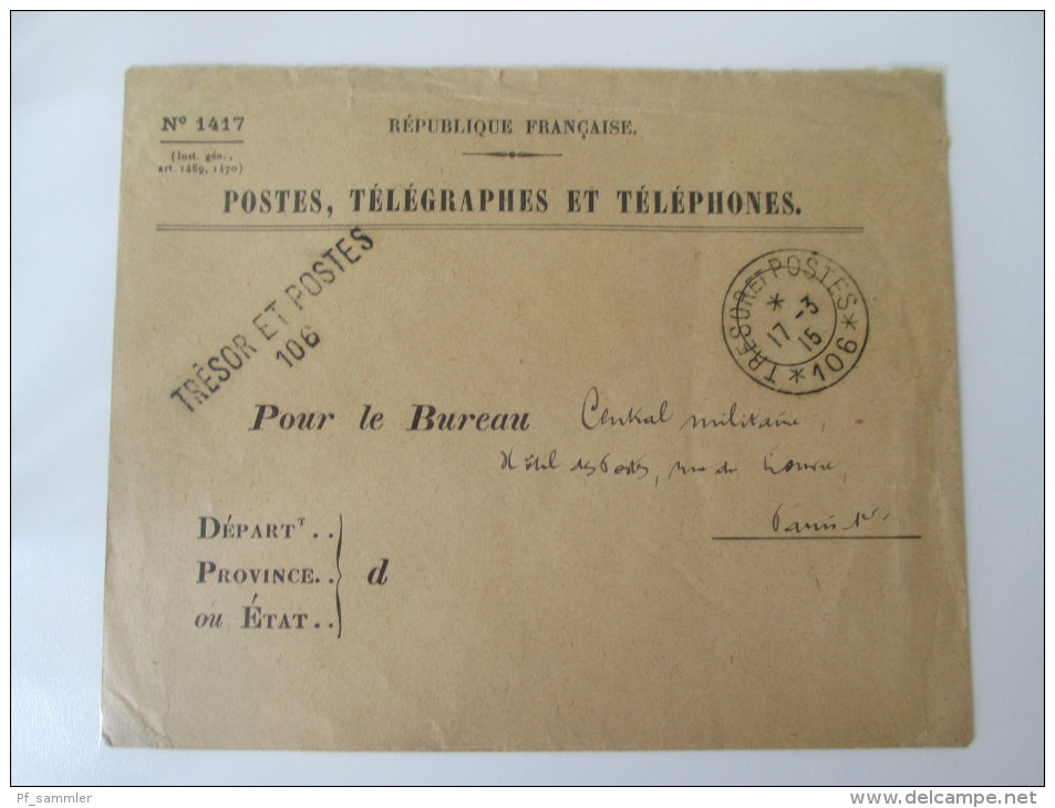 Feldpost 1. WK Frankreich / Marokko. 42 Belege / PK.Spannender Posten!Tresor et Postes. Force Publique du Maroc Oriental