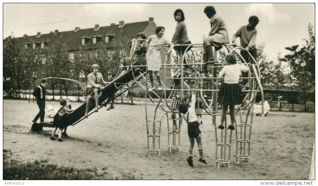 Rarität Altengroden Kr Wilhelmshaven MB Spielplatz Schule Wohngebiet Sw 2.3.1973 - Wilhelmshaven