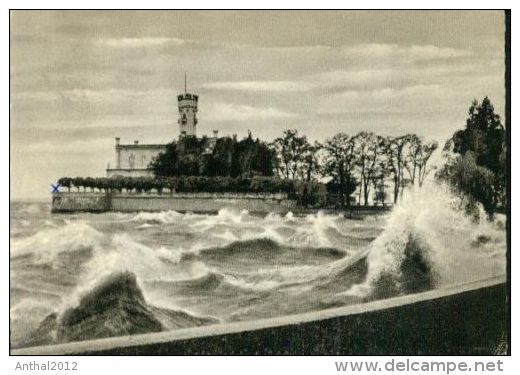 Rarität Sturm In Langenargen Bodensee Mit Schloß Montfort Sw 16.9.1964 - Langenargen