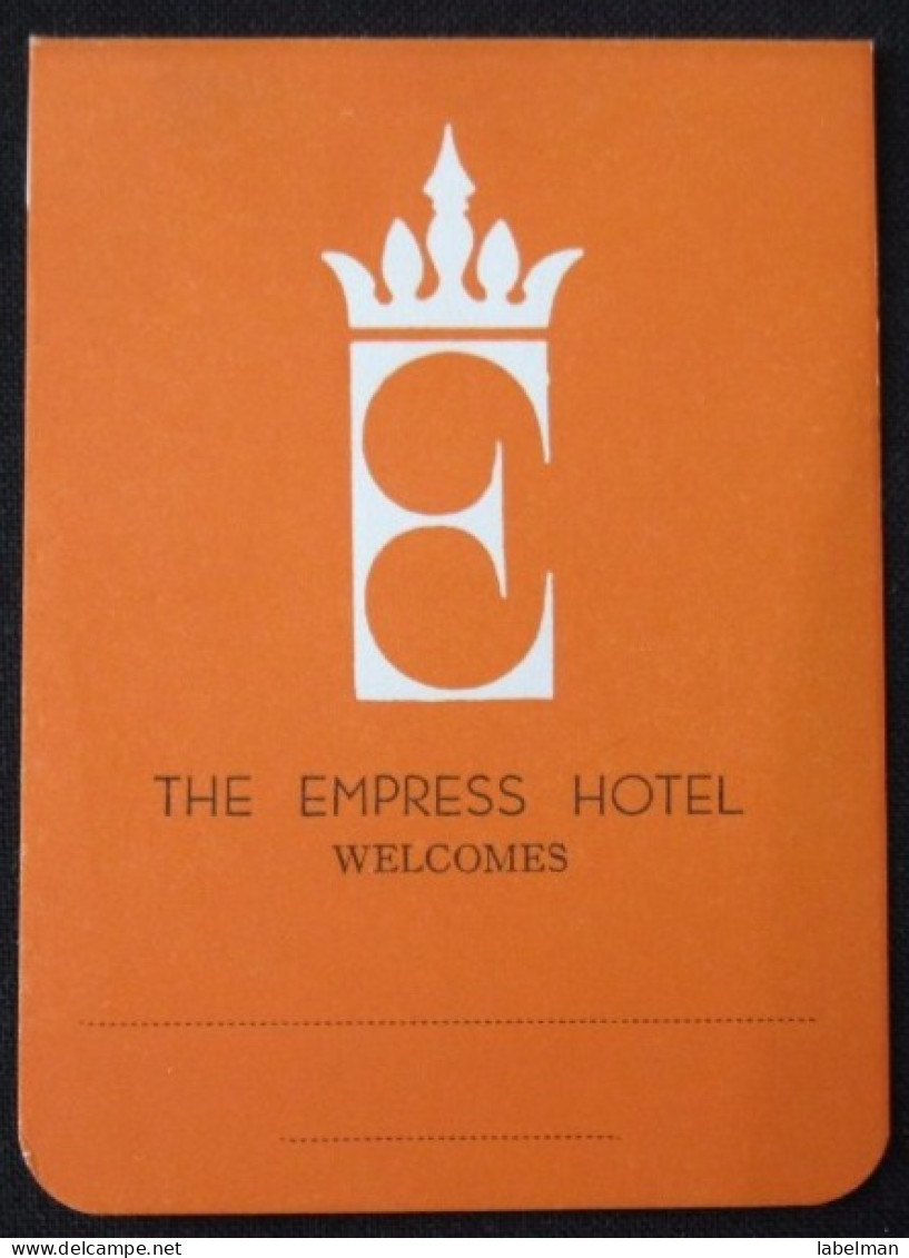 HOTEL MOTOR INN SAFETY MOTEL EMPRESS KOWLOON HONG KONG CHINA TAG LUGGAGE LABEL ETIQUETTE KOFFERAUFKLEBER DECAL STICKER - Hotel Labels