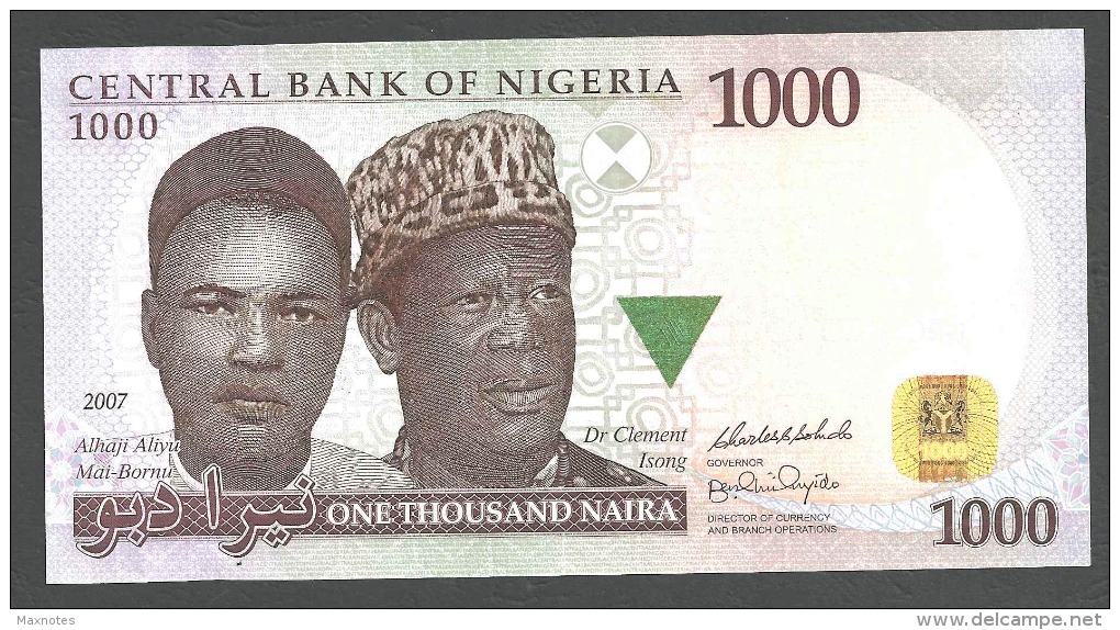 NIGERIA  : 1000 Naira - 2007 - UNC - Nigeria