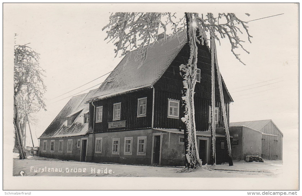 AK Fürstenau Gasthaus Grüne Heide Bei Altenberg Geising Zinnwald Müglitz Fürstenwalde Voitsdorf Ebersdorf Adolfsgrün - Lauenstein