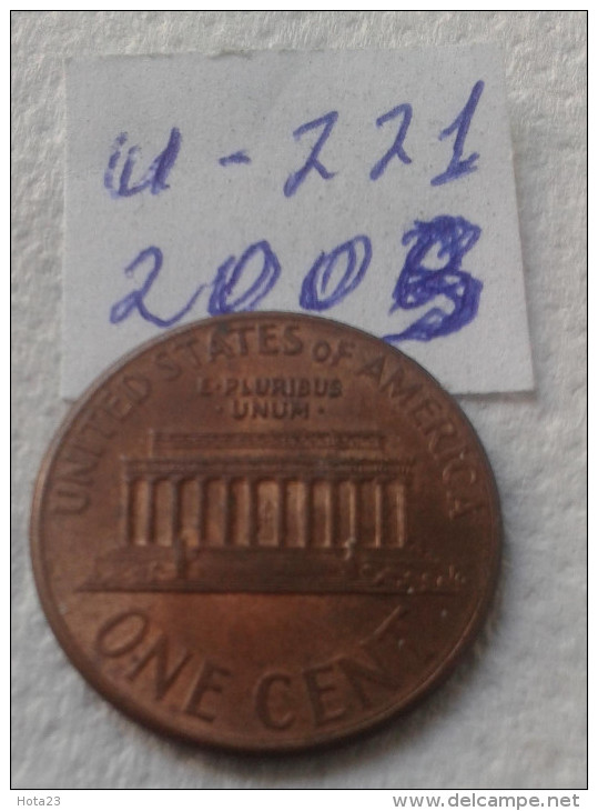 1 Cent - 2003 - USA - (Lot U 221) - 1959-…: Lincoln, Memorial Reverse